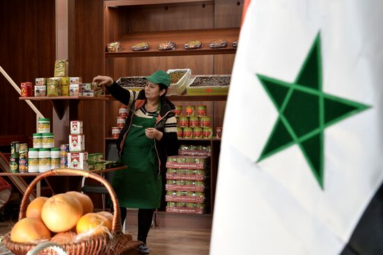 Goods from Syria sold in Moscow