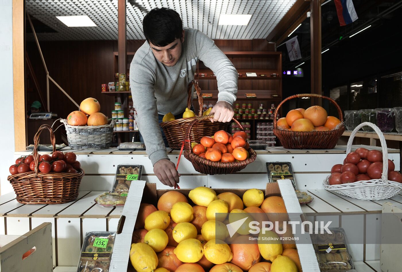 Goods from Syria sold in Moscow