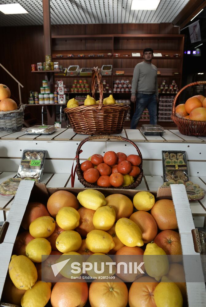 Goods from Syria sold in Moscow