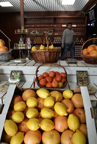 Goods from Syria sold in Moscow