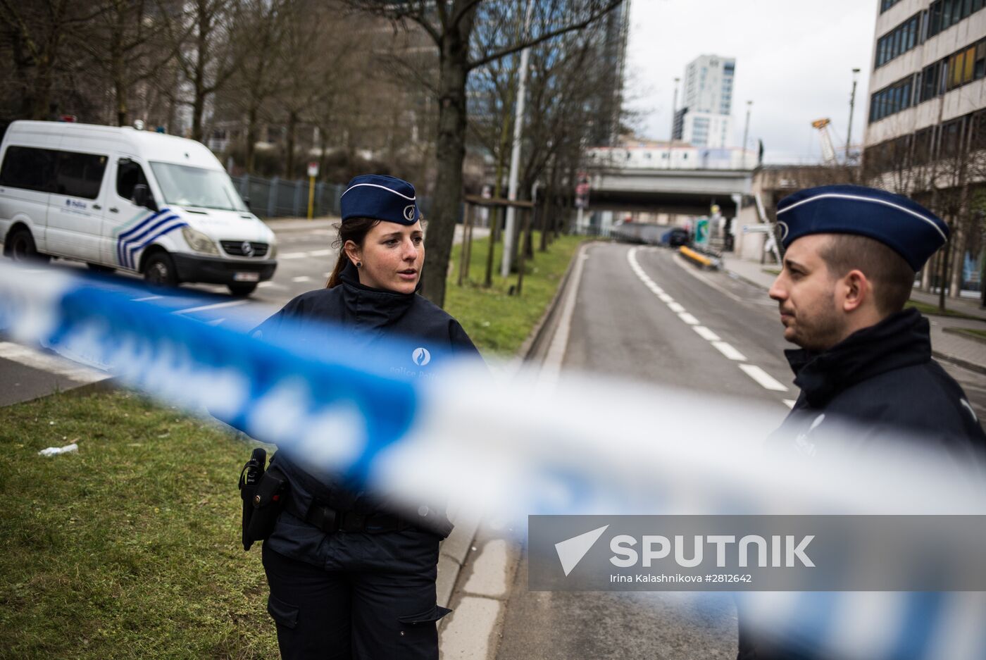 Brussels after terrorist airport and metro attacks