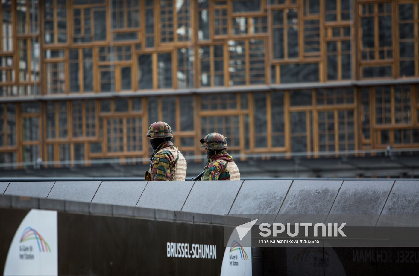 Brussels after terrorist airport and metro attacks
