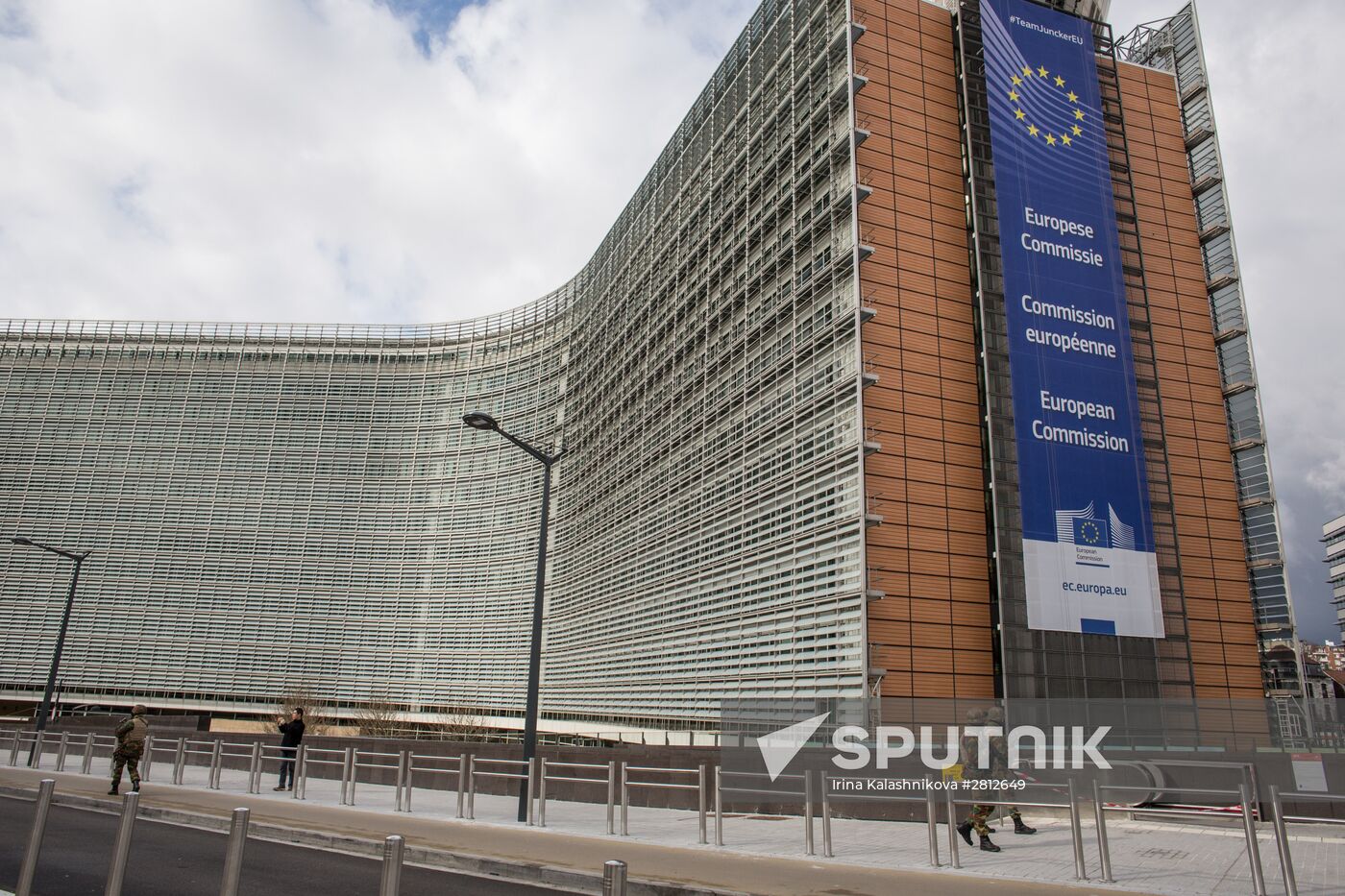 Brussels after terrorist airport and metro attacks