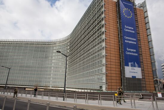 Brussels after terrorist airport and metro attacks