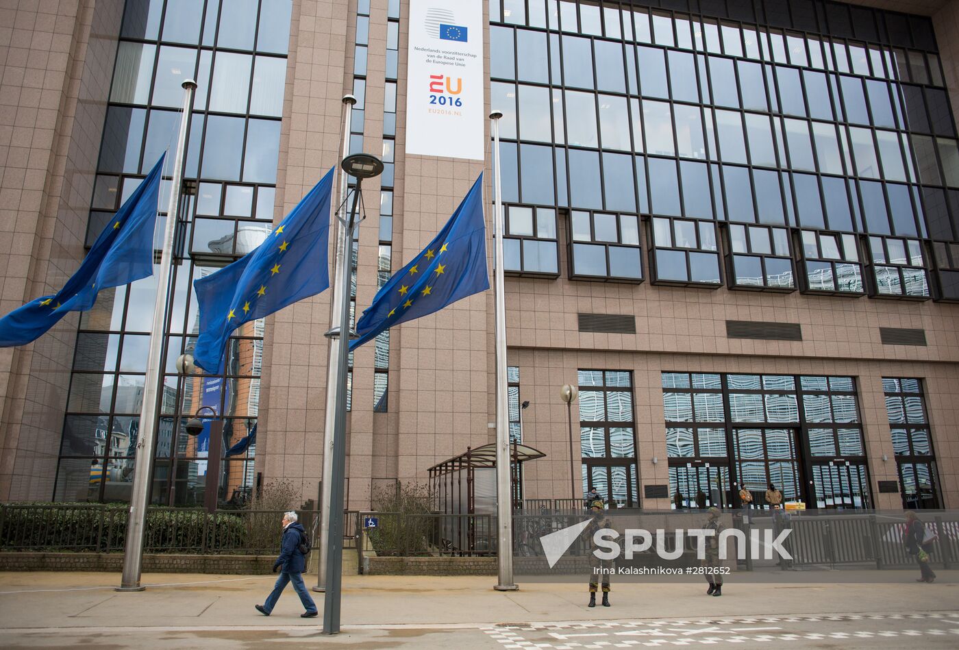 Brussels after terrorist airport and metro attacks