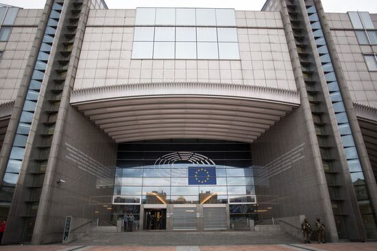 Brussels after terrorist airport and metro attacks