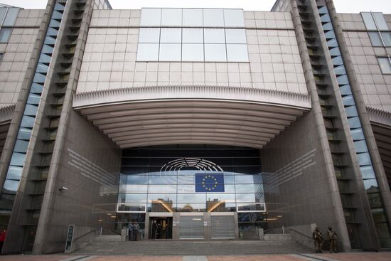Brussels after terrorist airport and metro attacks
