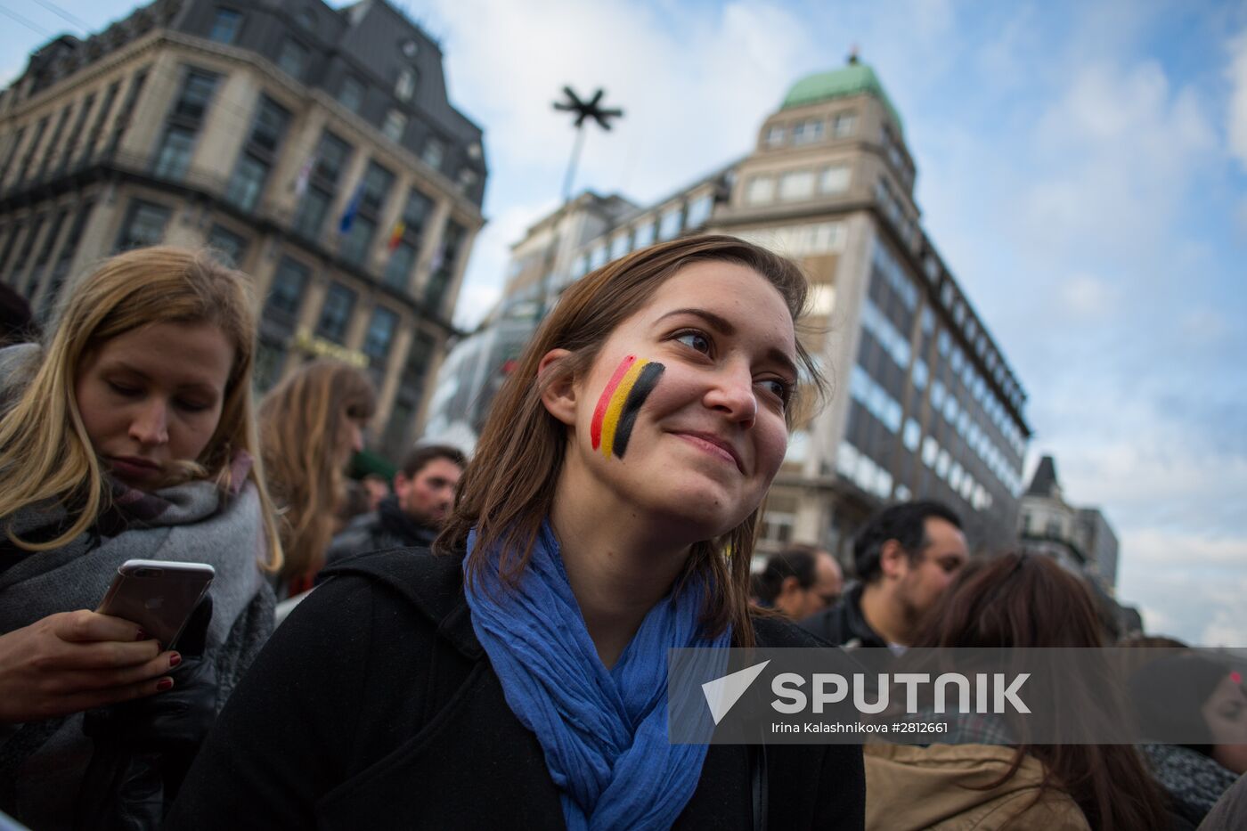 Brussels after terrorist airport and metro attacks