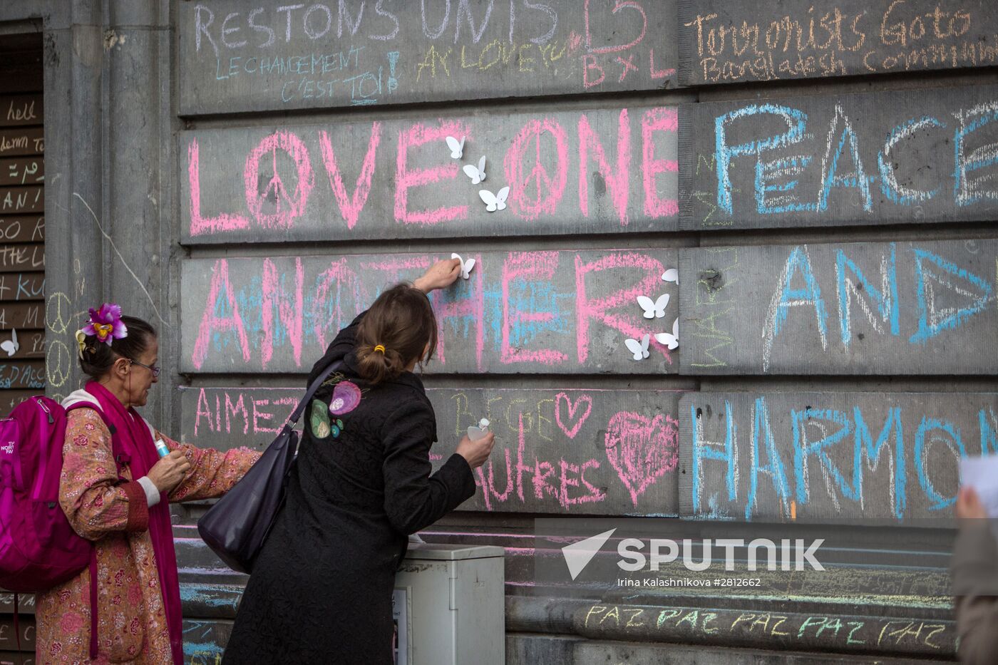 Brussels after terrorist airport and metro attacks