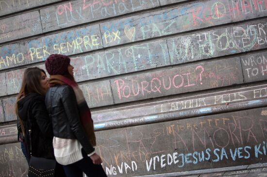 Brussels after terrorist airport and metro attacks