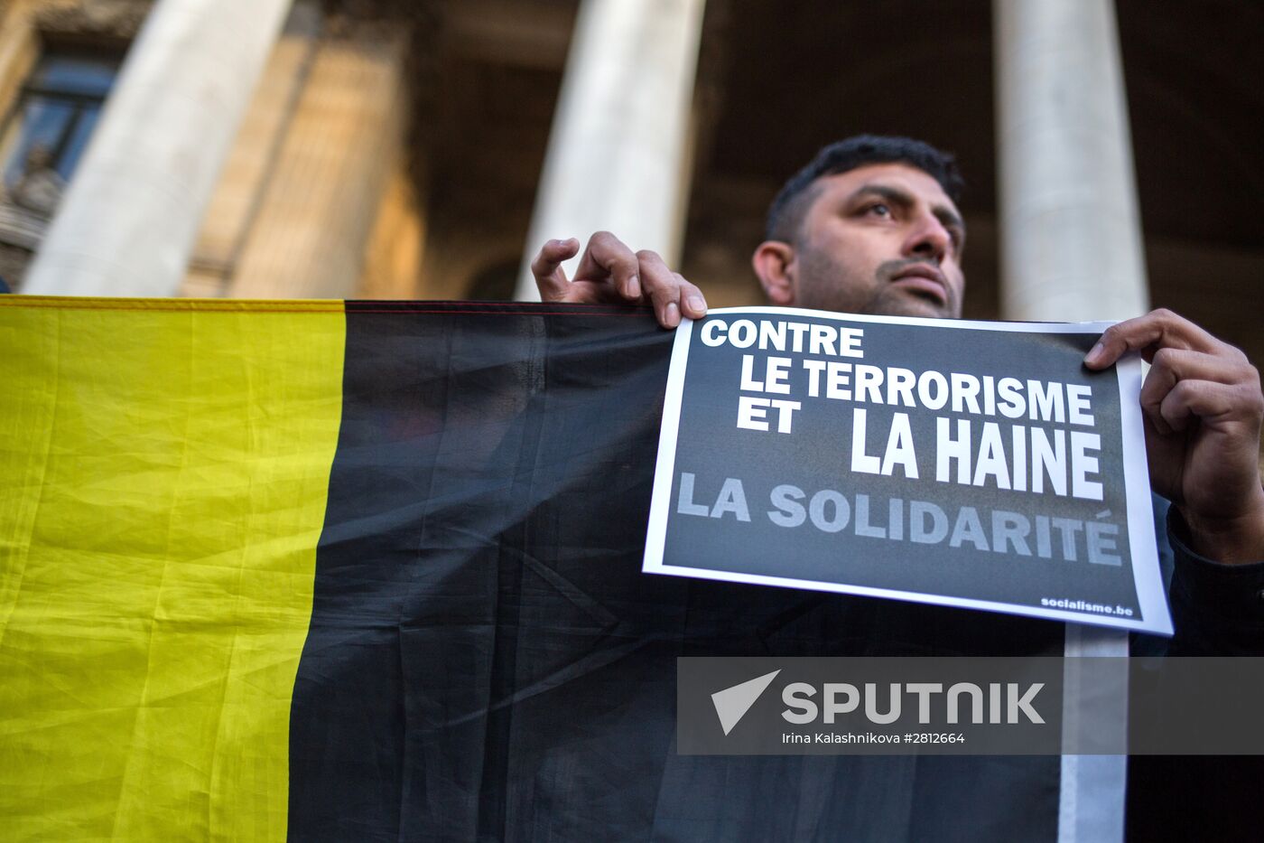 Brussels after terrorist airport and metro attacks
