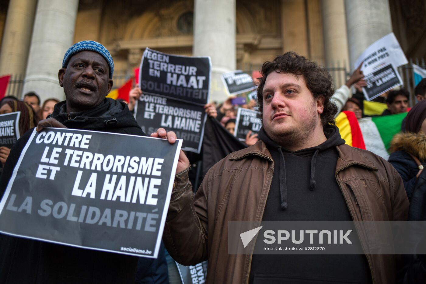 Brussels after terrorist airport and metro attacks