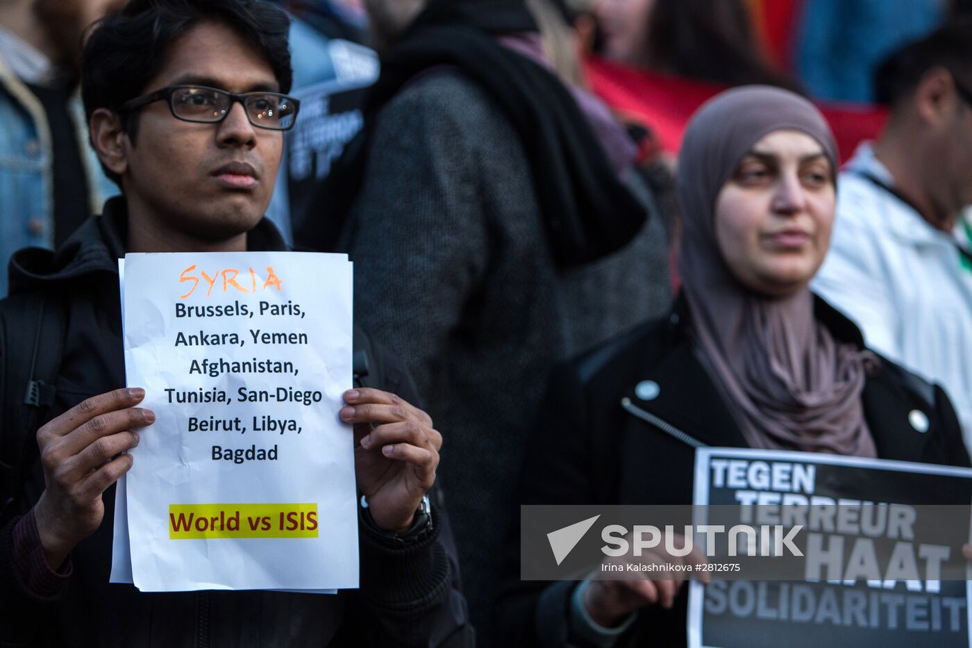 Brussels after terrorist airport and metro attacks