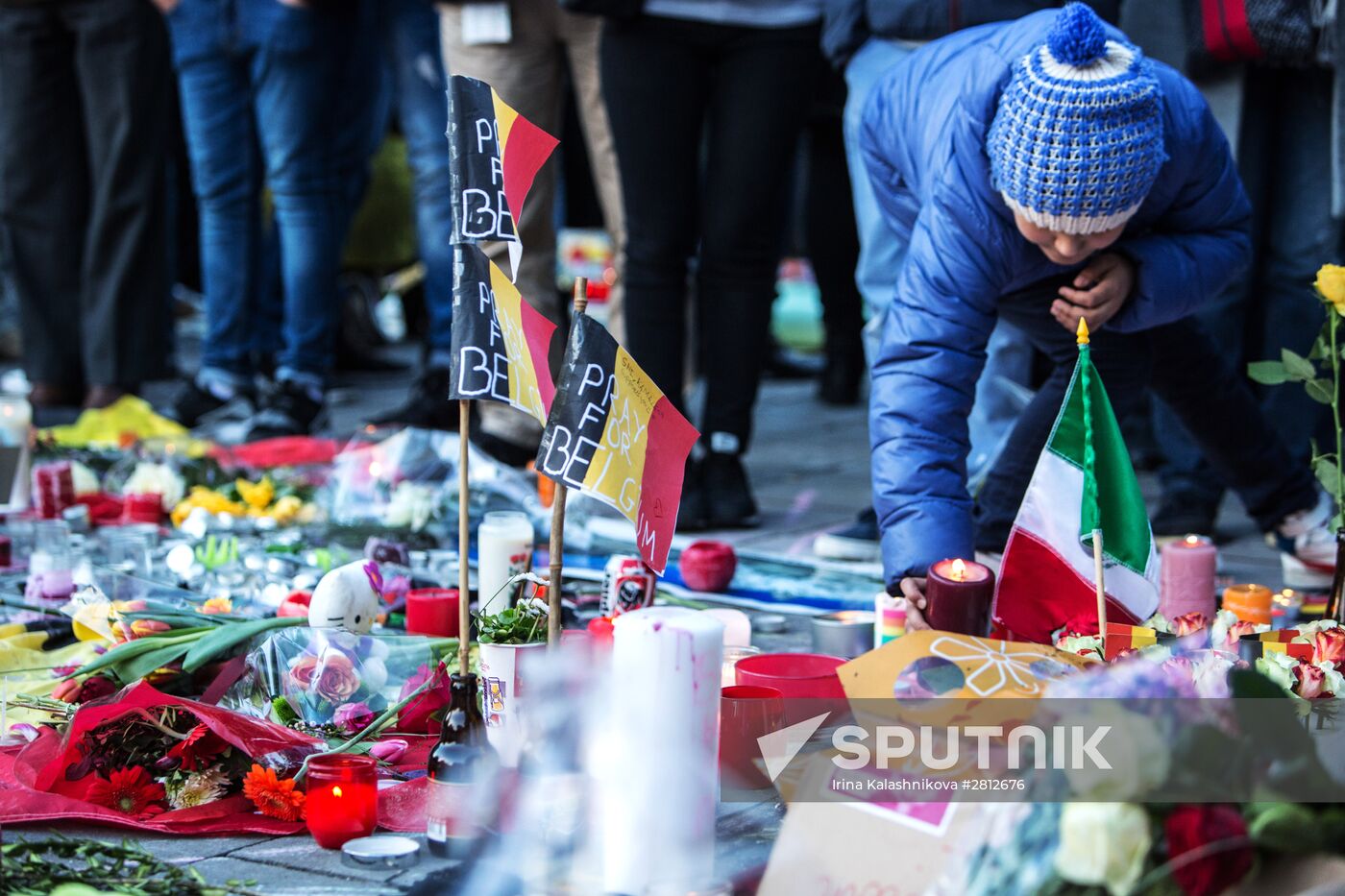 Brussels after terrorist airport and metro attacks