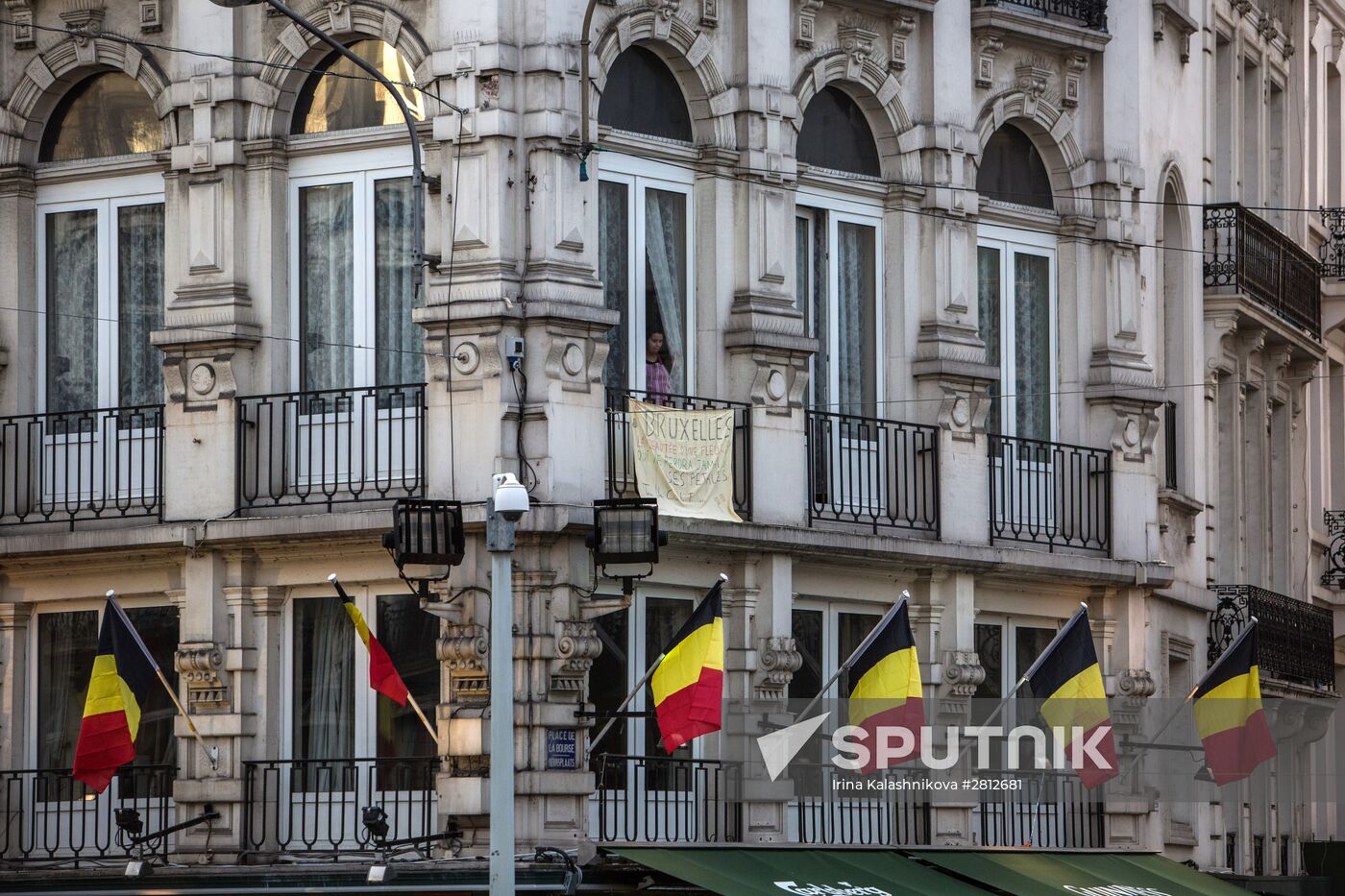 Brussels after terrorist airport and metro attacks