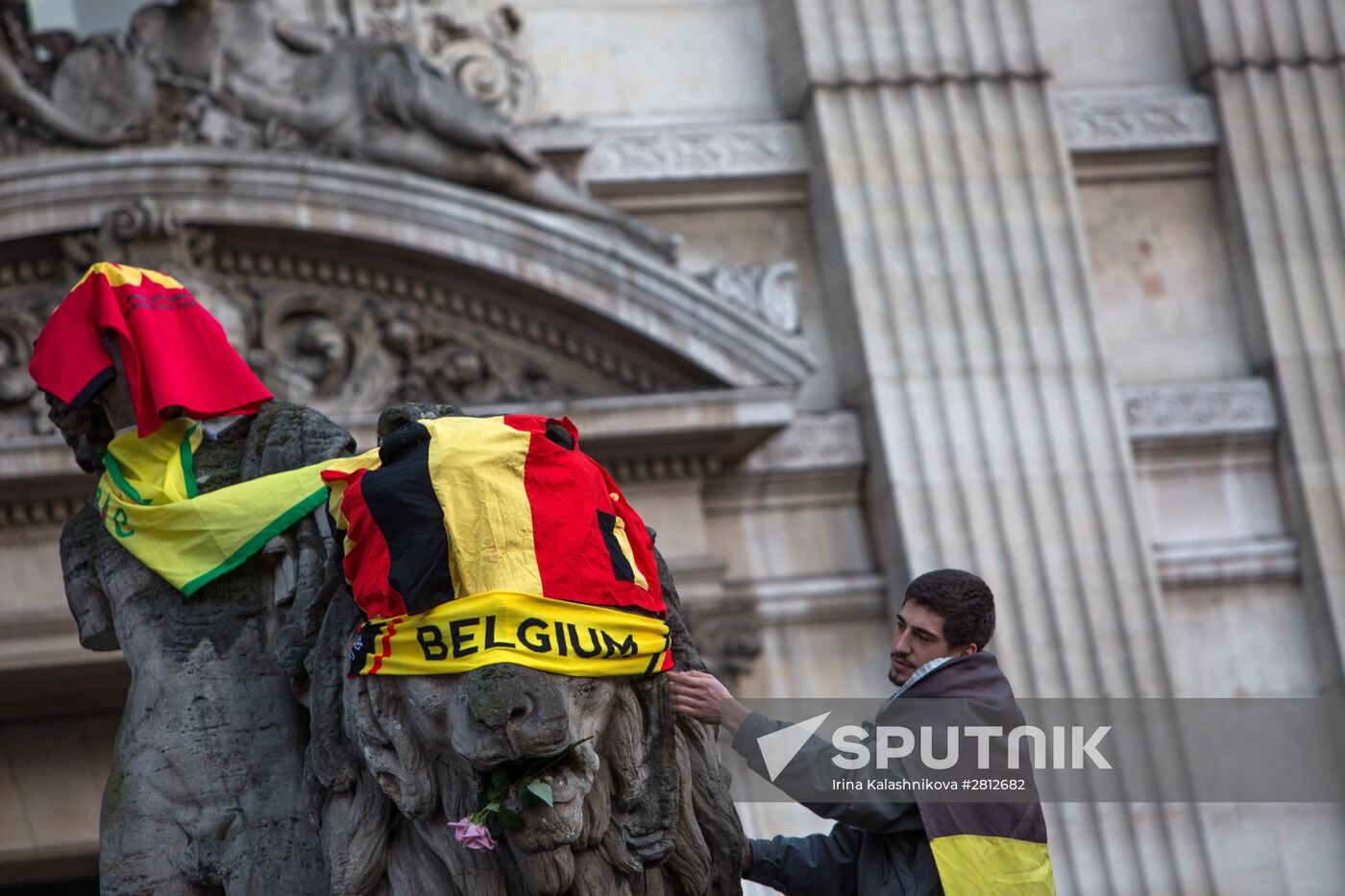 Brussels after terrorist airport and metro attacks