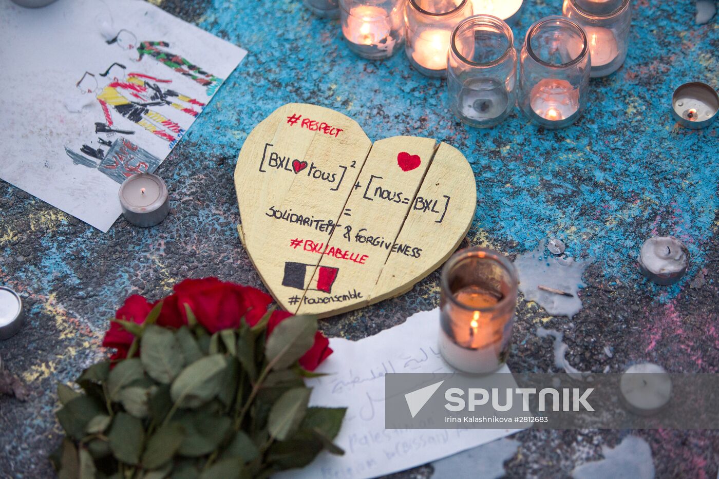Brussels after terrorist airport and metro attacks