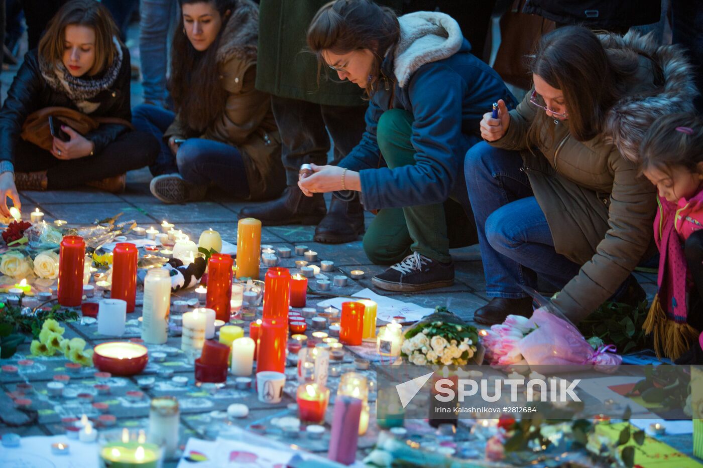 Brussels after terrorist airport and metro attacks
