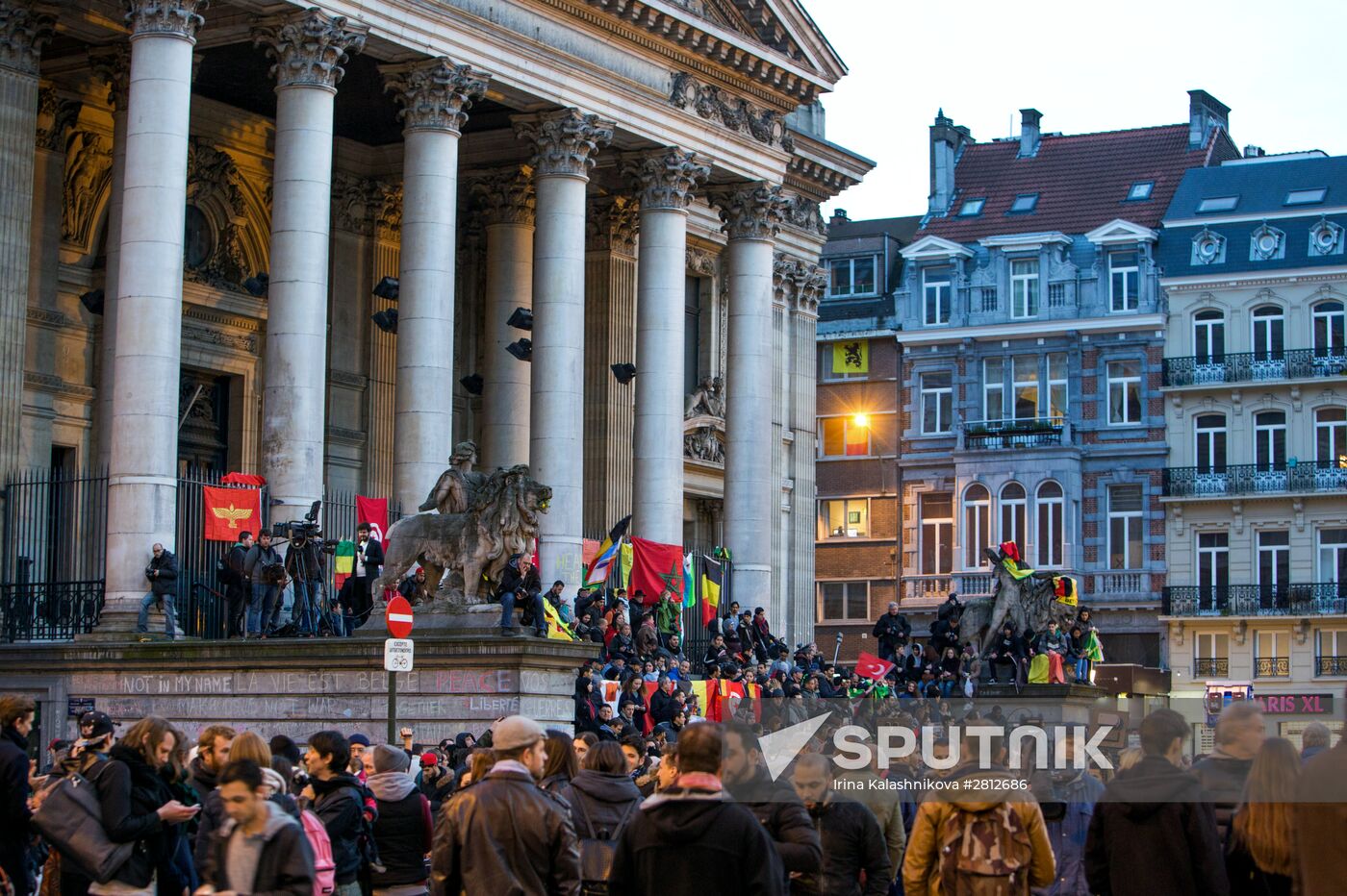 Brussels after terrorist airport and metro attacks