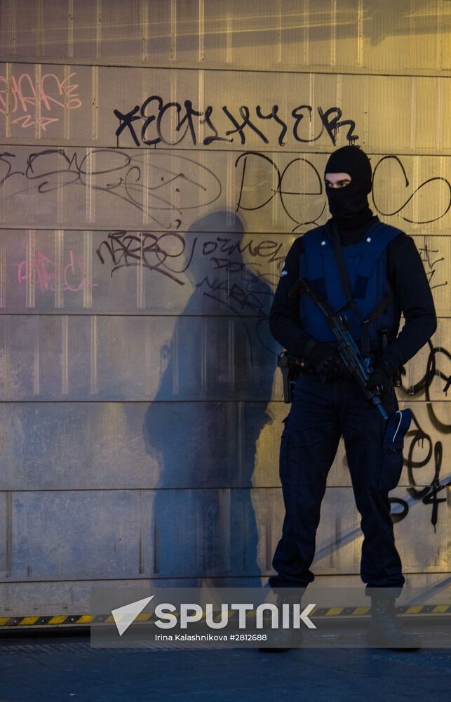 Brussels after terrorist airport and metro attacks