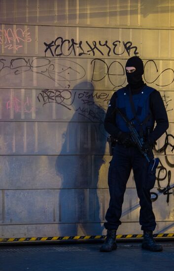 Brussels after terrorist airport and metro attacks