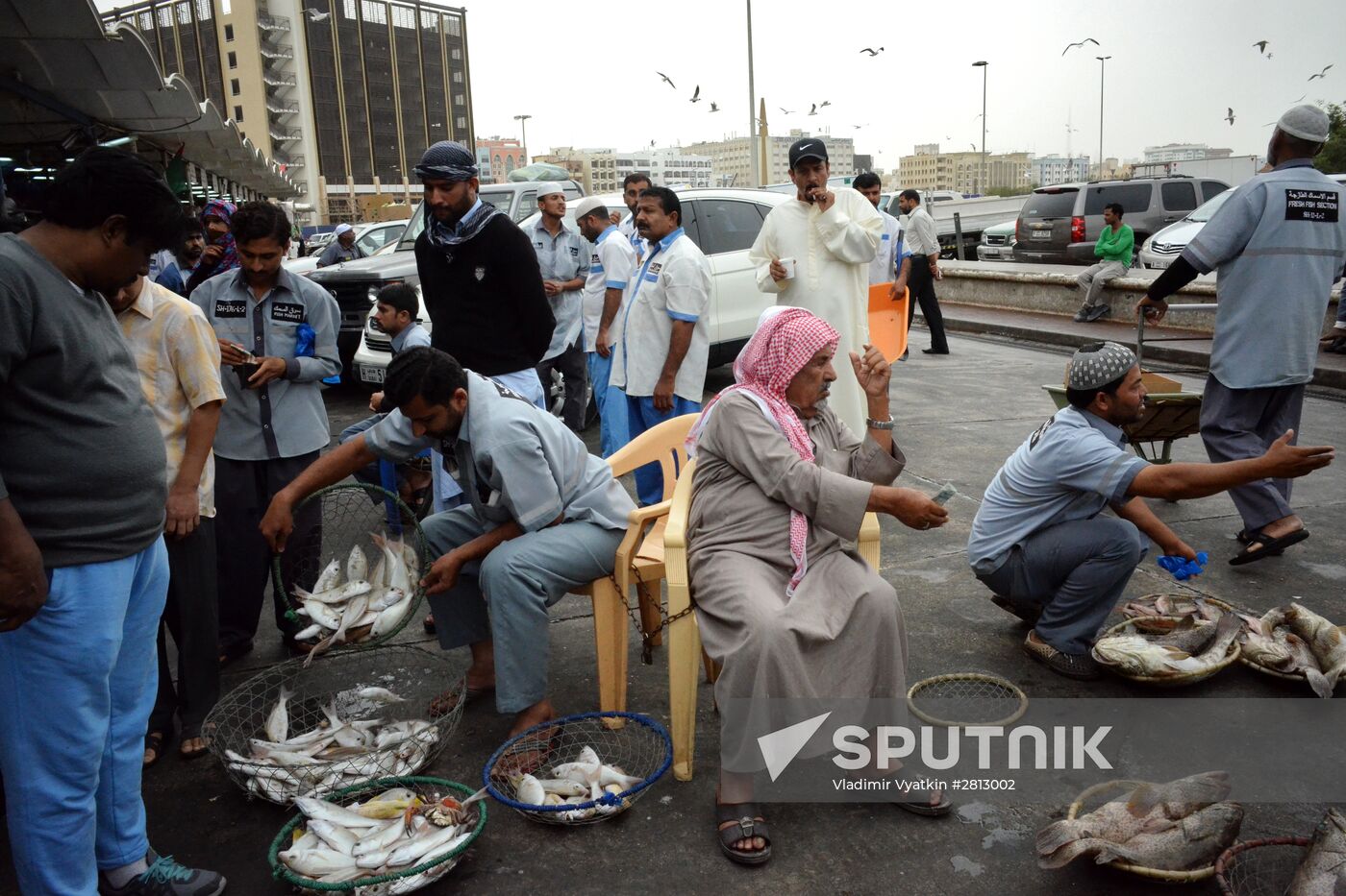 Seafood market in Dubai