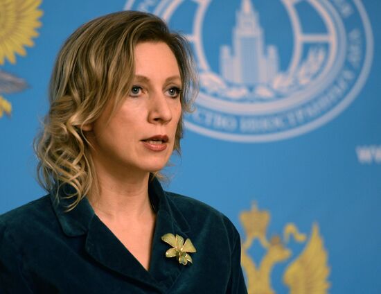 Press briefing by Russian Foreign Ministry Spokesperson Maria Zakharova
