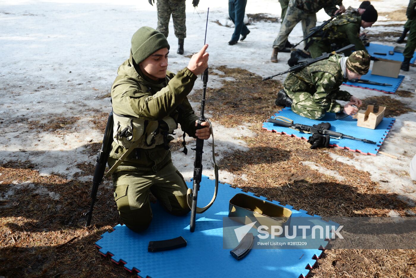 Closing stage of Master Cadet rank competitions in Sverdlovsk Region