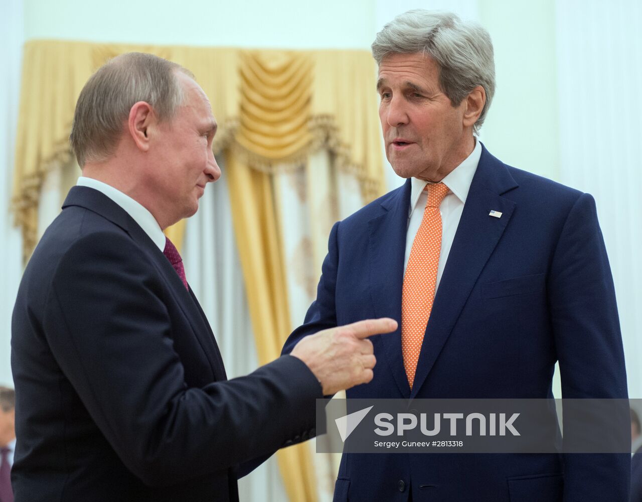 President Putin meets with US Secretary of State John Kerry