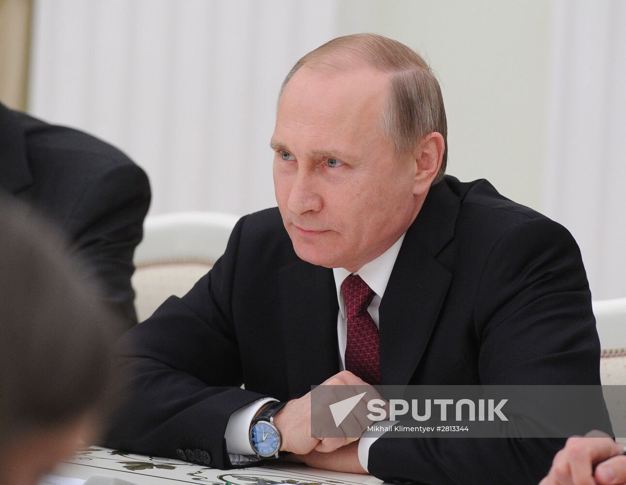 President Putin meets with US Secretary of State John Kerry