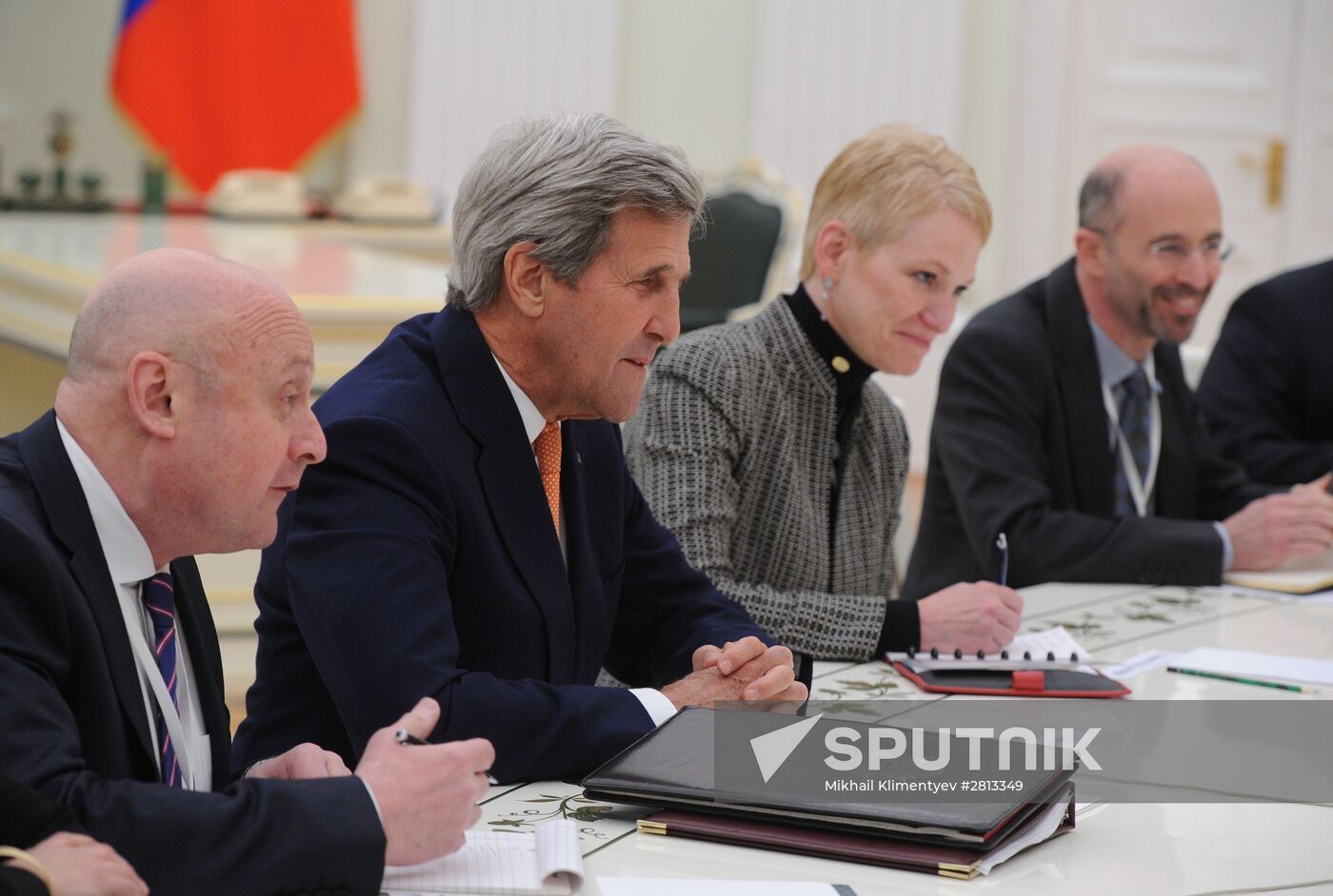 President Putin meets with US Secretary of State John Kerry