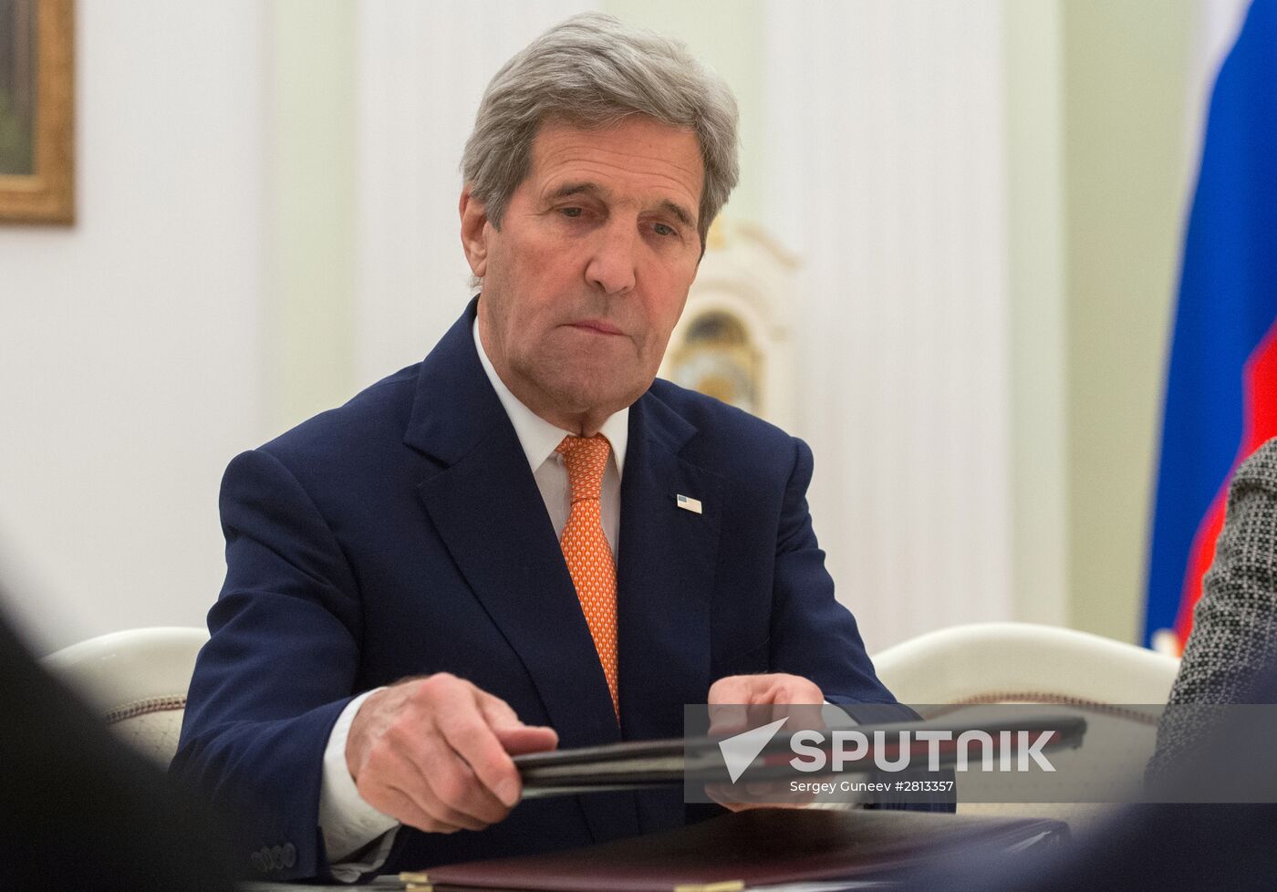 President Putin meets with US Secretary of State John Kerry