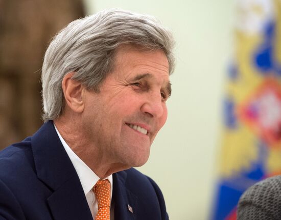 President Putin meets with US Secretary of State John Kerry