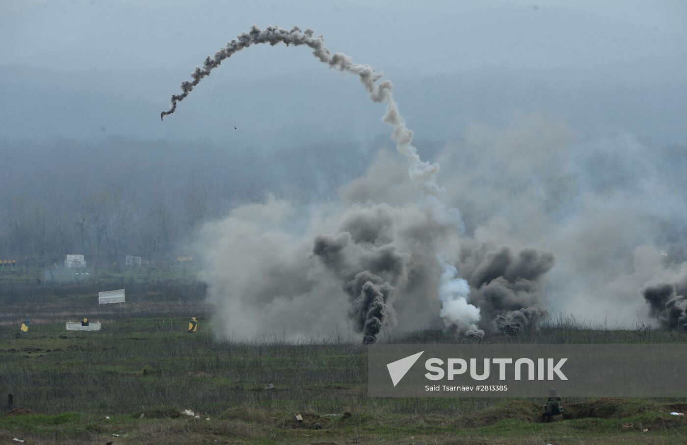 Battalion tactical exercise in Chechnya