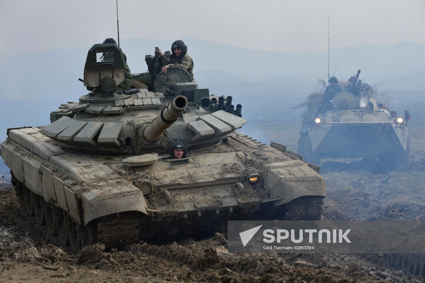 Battalion tactical exercise in Chechnya