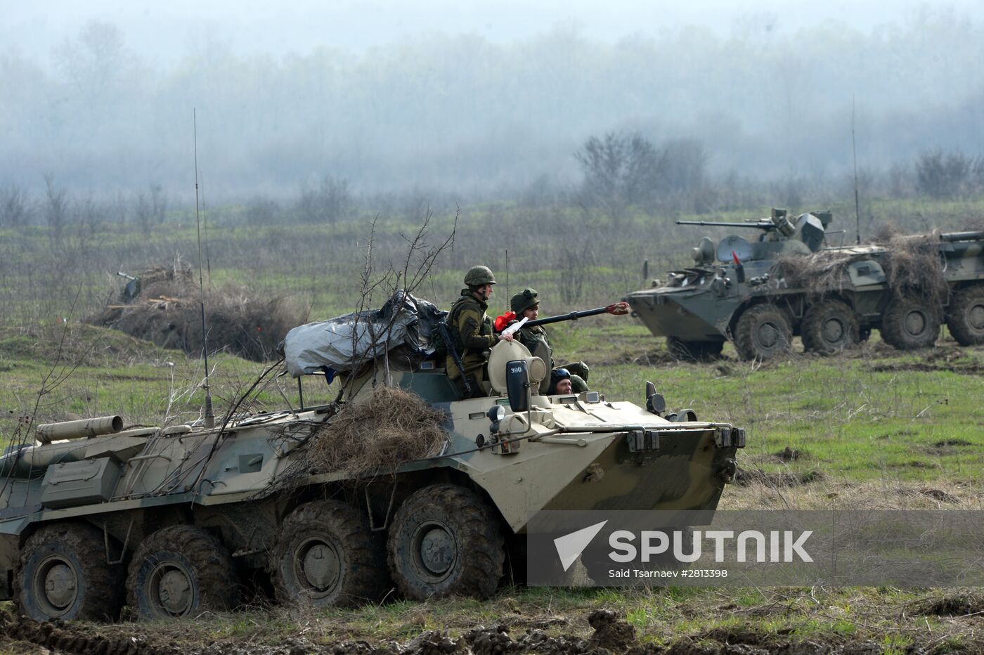 Battalion tactical exercise in Chechnya