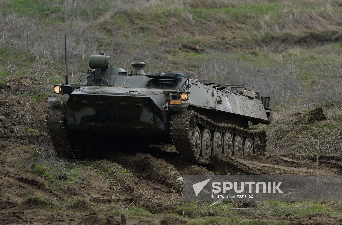 Battalion tactical exercise in Chechnya