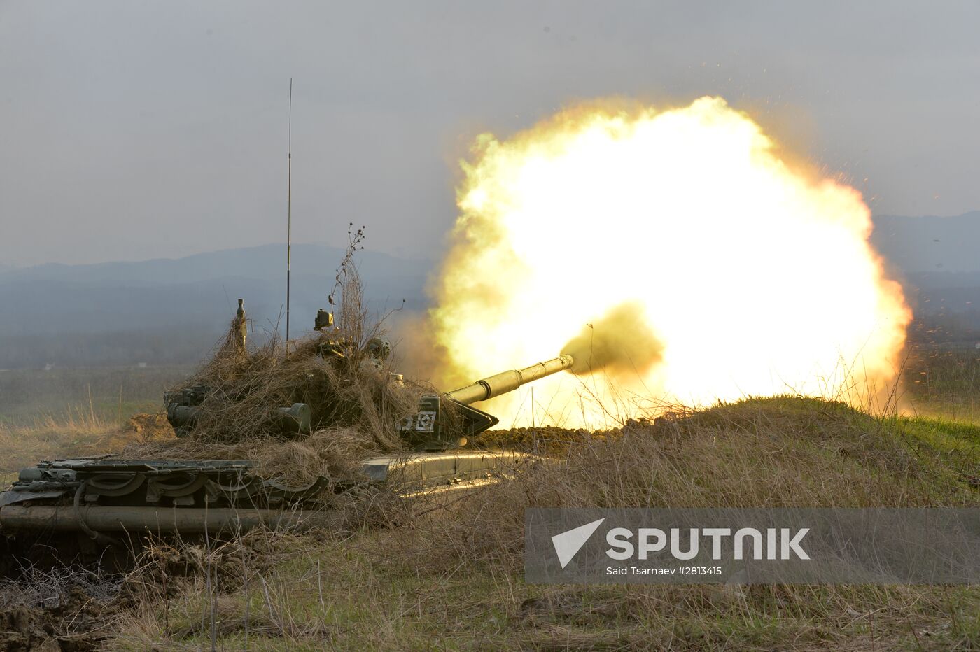 Battalion tactical exercise in Chechnya