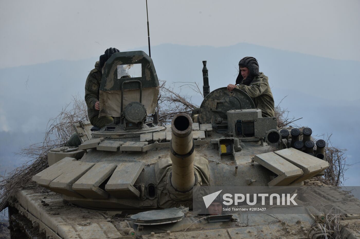 Battalion tactical exercise in Chechnya