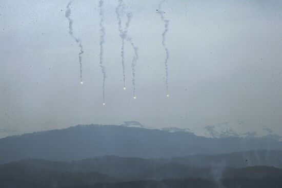 Battalion tactical exercise in Chechnya