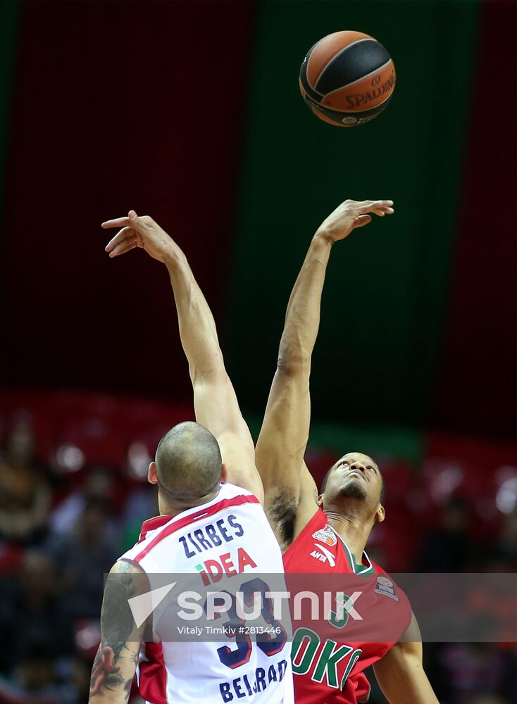 Euroleague Basketball. Lokomotiv Kuban vs. Crvena Zvezda