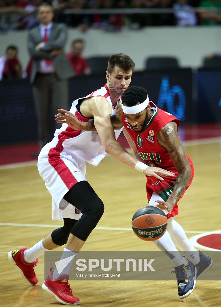 Euroleague Basketball. Lokomotiv Kuban vs. Crvena Zvezda