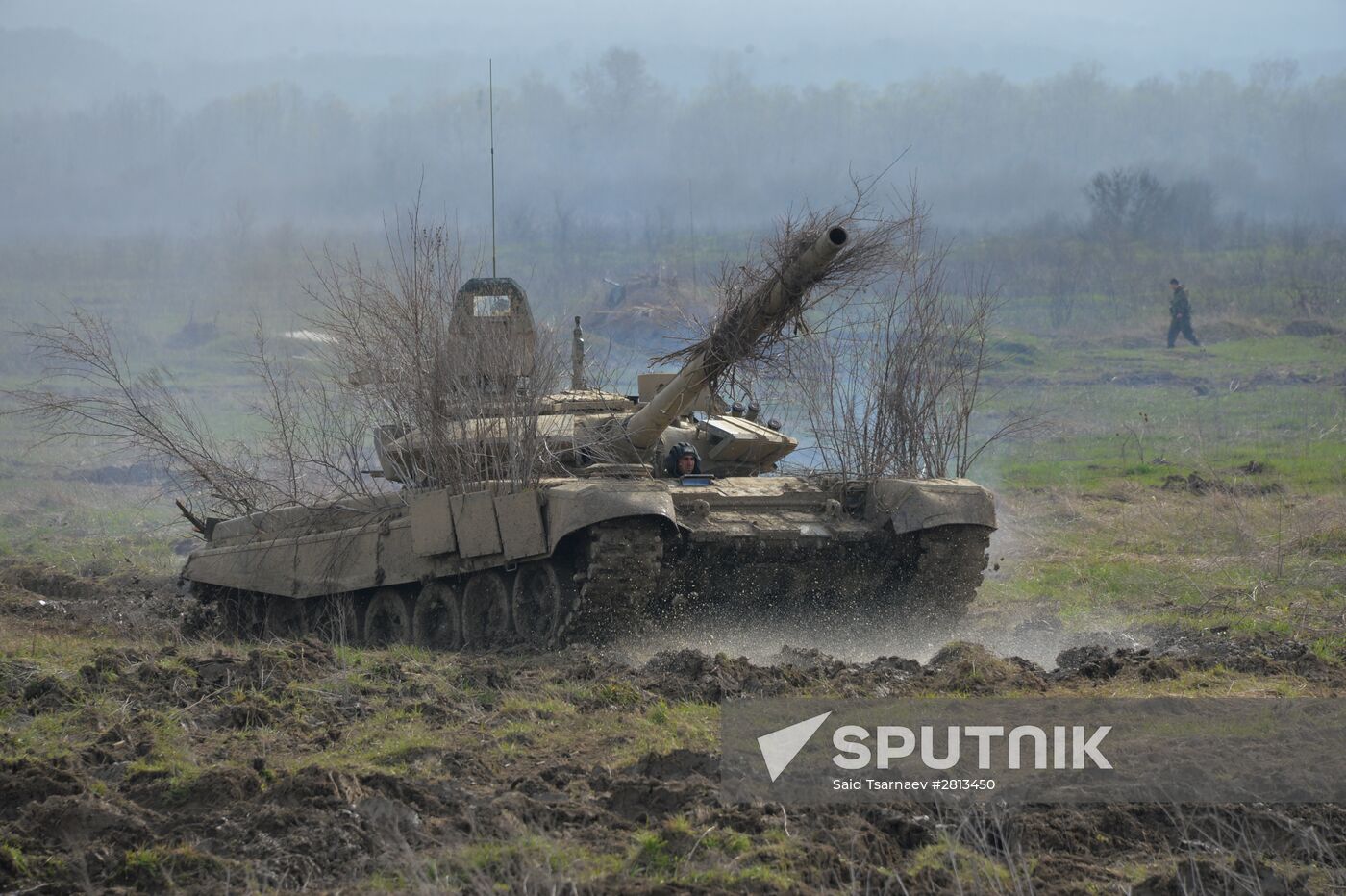 Battalion tactical exercise in Chechnya