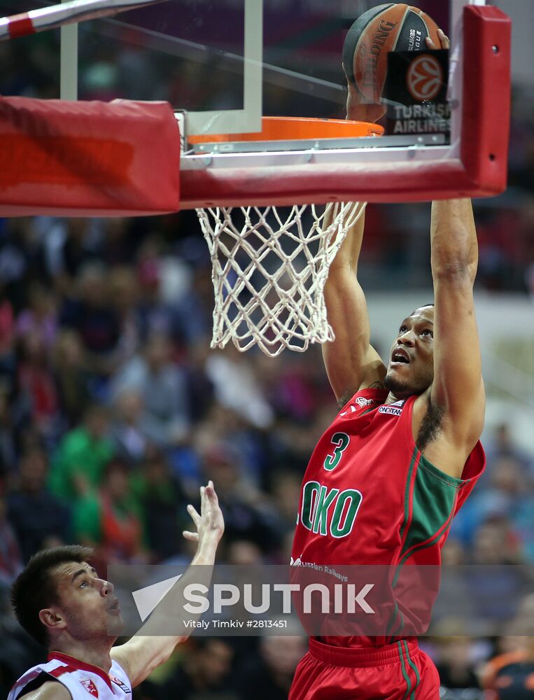 Euroleague Basketball. Lokomotiv Kuban vs. Crvena Zvezda