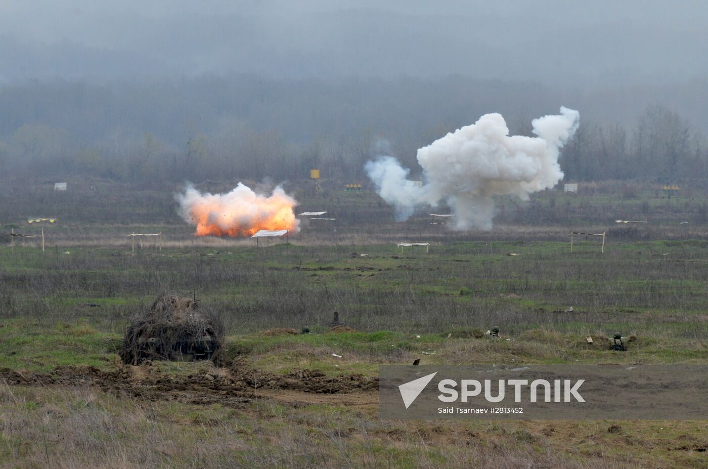 Battalion tactical exercise in Chechnya