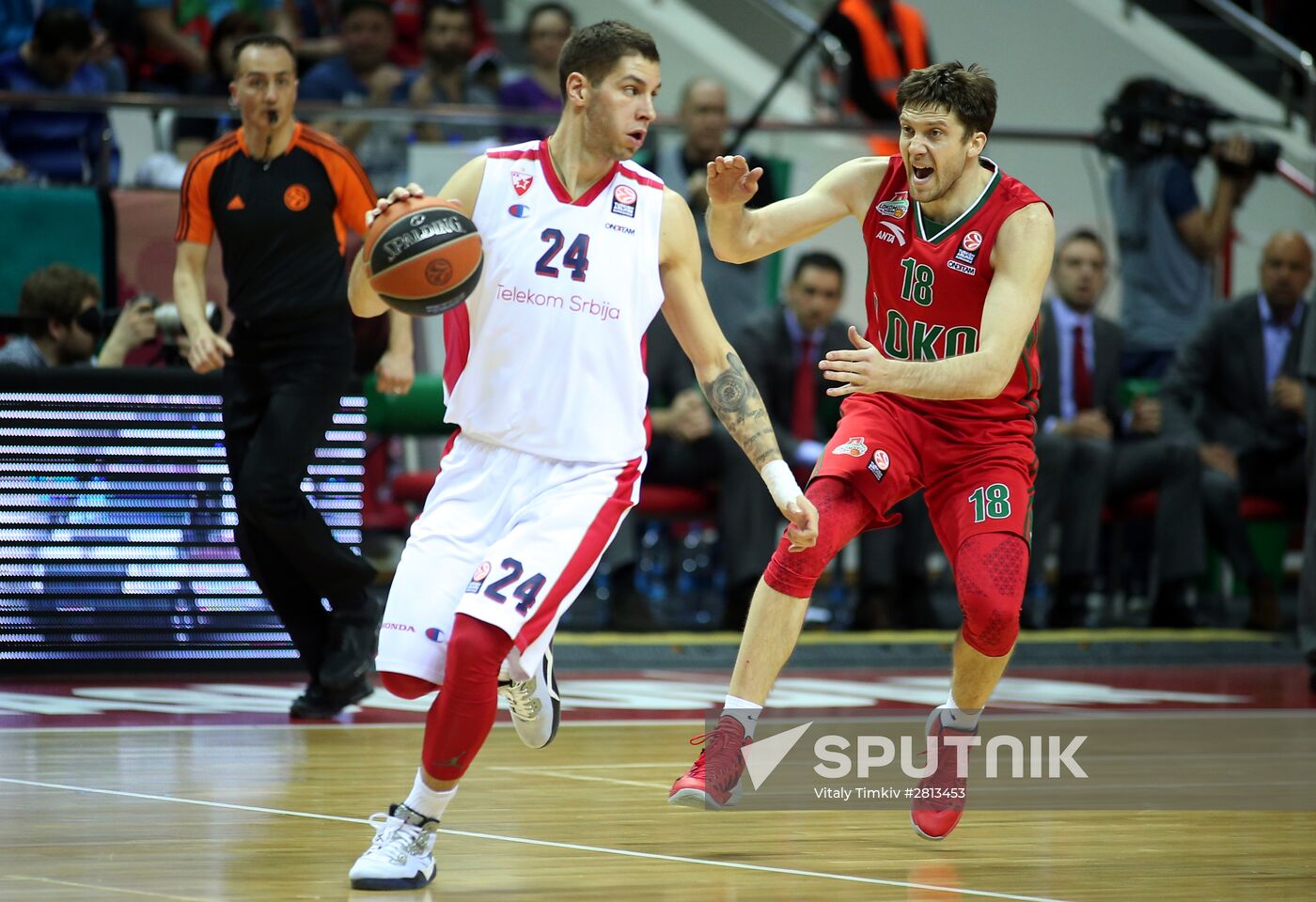 Euroleague Basketball. Lokomotiv Kuban vs. Crvena Zvezda