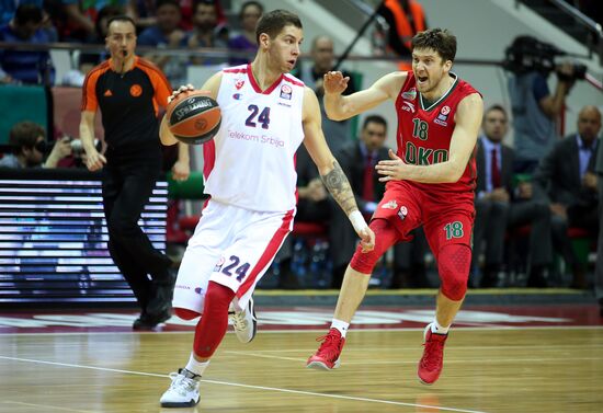 Euroleague Basketball. Lokomotiv Kuban vs. Crvena Zvezda