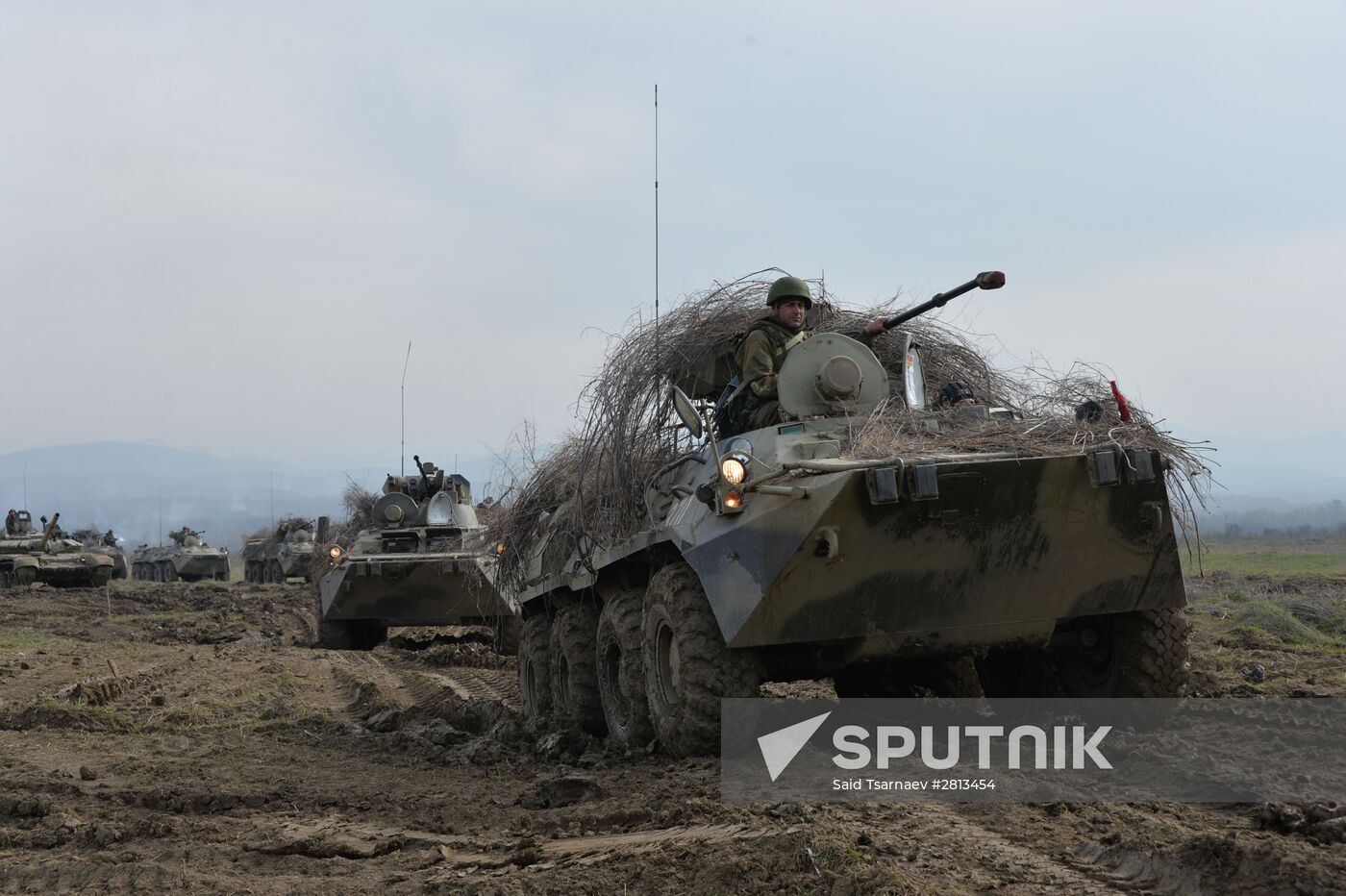 Battalion tactical exercise in Chechnya