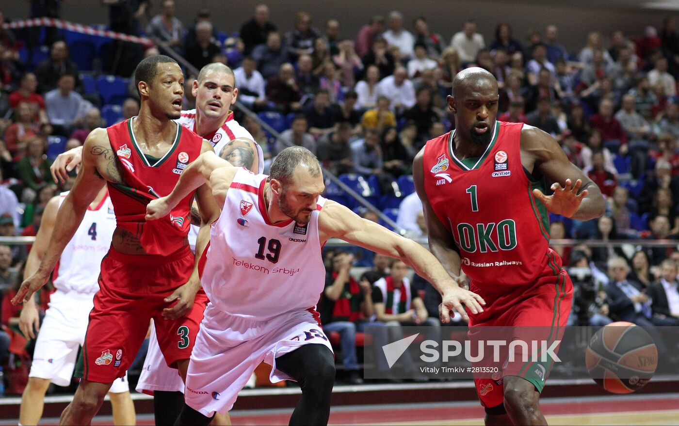 Euroleague Basketball. Lokomotiv-Kuban vs. Crvena Zvezda