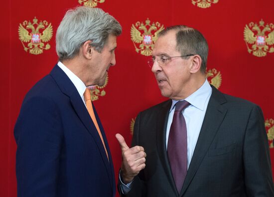 News conference of Foreign Minister Sergei Lavrov and US Secretary of State John Kerry